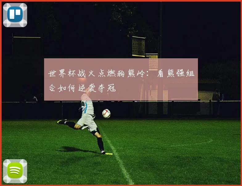 世界杯战火点燃狗熊岭:看熊强组合如何逆袭夺冠