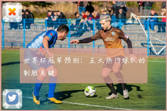 世界杯冠军预测:五大热门球队的制胜关键